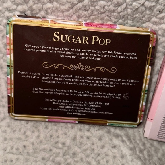 Too Faced Sugar Pop Eyeshadow Palette & Better Not pout If You Do Keep It Glossy - Picture 8 of 11